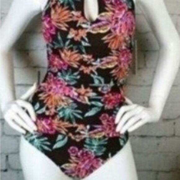Into the Bleu Women Swim One Piece sz 8 - Picture 1 of 6